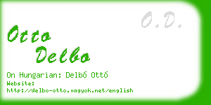 otto delbo business card